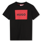 Short-sleeved cotton T-shirt HUGO 
                    BOY