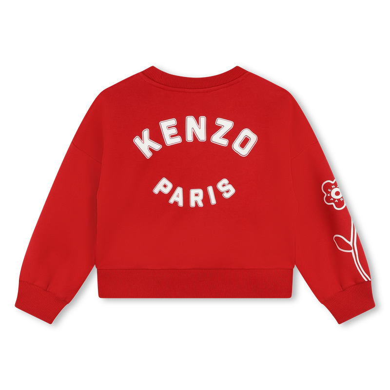 Cotton fleece sweatshirt KENZO KIDS 
                        GIRL