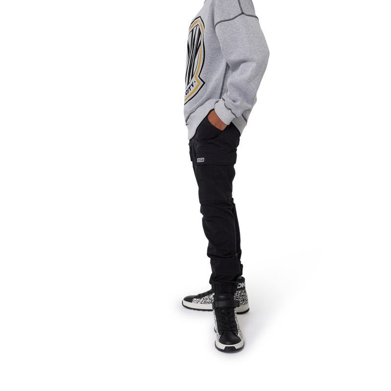 Cotton multi-pocket trousers DKNY 
                        BOY