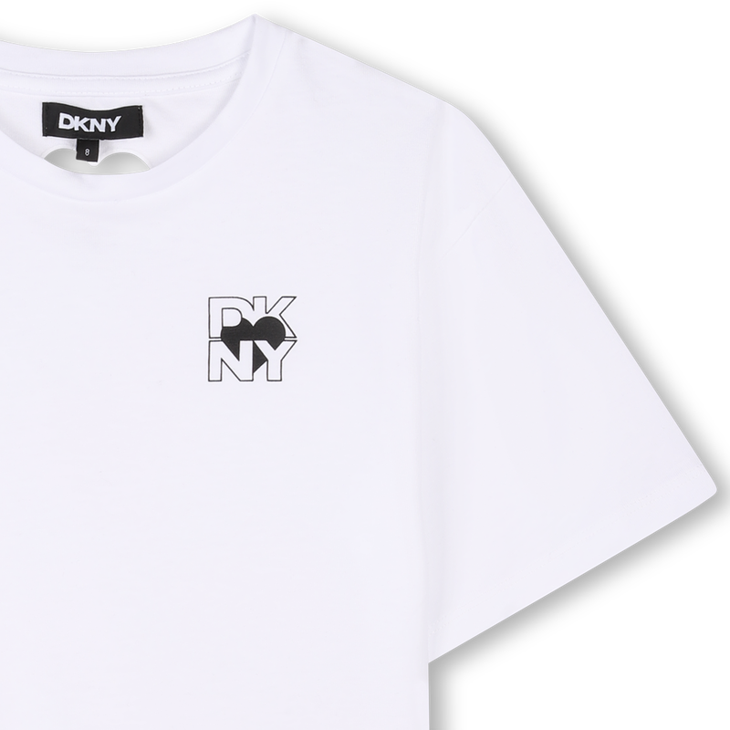 Short-sleeved cotton T-shirt DKNY 
                        GIRL