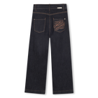 Denim pants KARL LAGERFELD KIDS 
                    GIRL