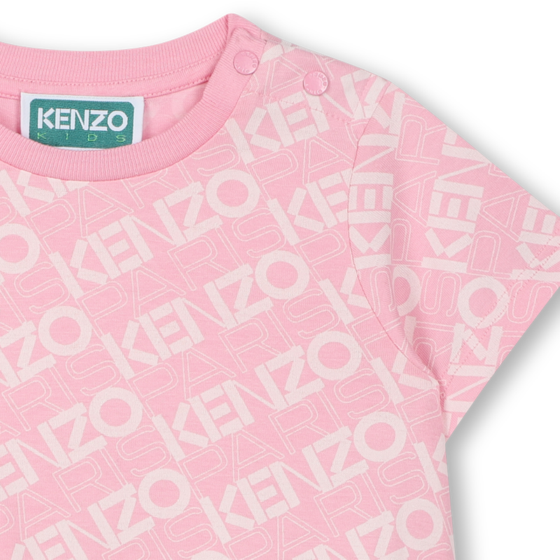 Printed cotton dress KENZO KIDS 
                        GIRL