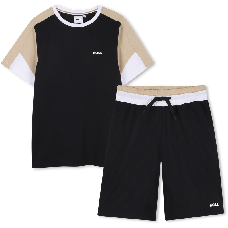 T-shirt + bermuda set BOSS 
                        BOY