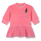 Bi-material dress BILLIEBLUSH 
                    GIRL
