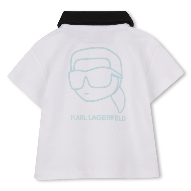 T-SHIRT AND SHORTS SET KARL LAGERFELD KIDS 
                        BOY
