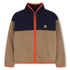 Two-tone fleece cardigan TIMBERLAND 
                    BOY