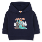 Fleece hoodie, NAVY, hi-res