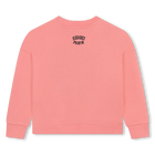 Embroidered cotton sweatshirt KENZO KIDS 
                    GIRL