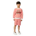 Striped cotton Bermuda shorts KENZO KIDS 
                    BOY