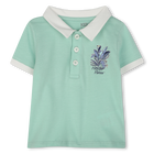 Cotton polo shirt and shorts KENZO KIDS 
                    BOY
