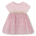 Formal dress with print KARL LAGERFELD KIDS 
                    GIRL