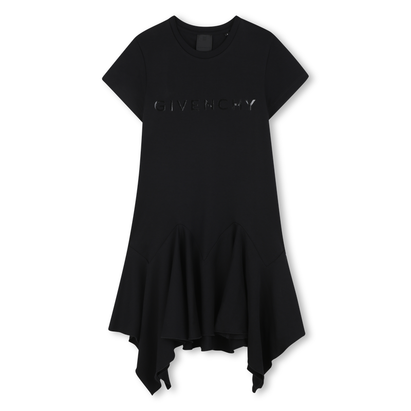 Dress with asymmetric frill GIVENCHY 
                        GIRL