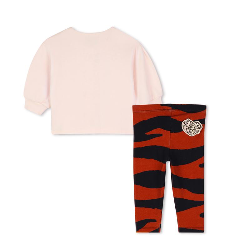 T-shirt and legging set KENZO KIDS 
                        GIRL