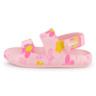 Sandals with hook-and-loop closure, FUSCHIA, hi-res