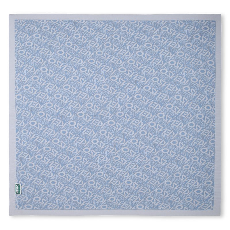 Cotton jacquard blanket KENZO KIDS 
                        UNISEX