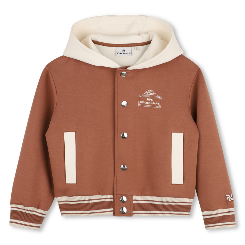 Hooded cardigan KIDS AROUND 
                        GIRL