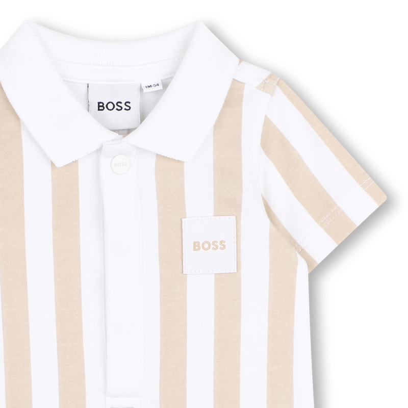 STRIPED PLAYSUIT BOSS 
                        BOY