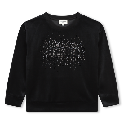 Velvet sweatshirt SONIA RYKIEL GIRL