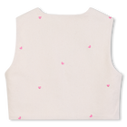 Printed sleeveless jacket BILLIEBLUSH 
                    GIRL