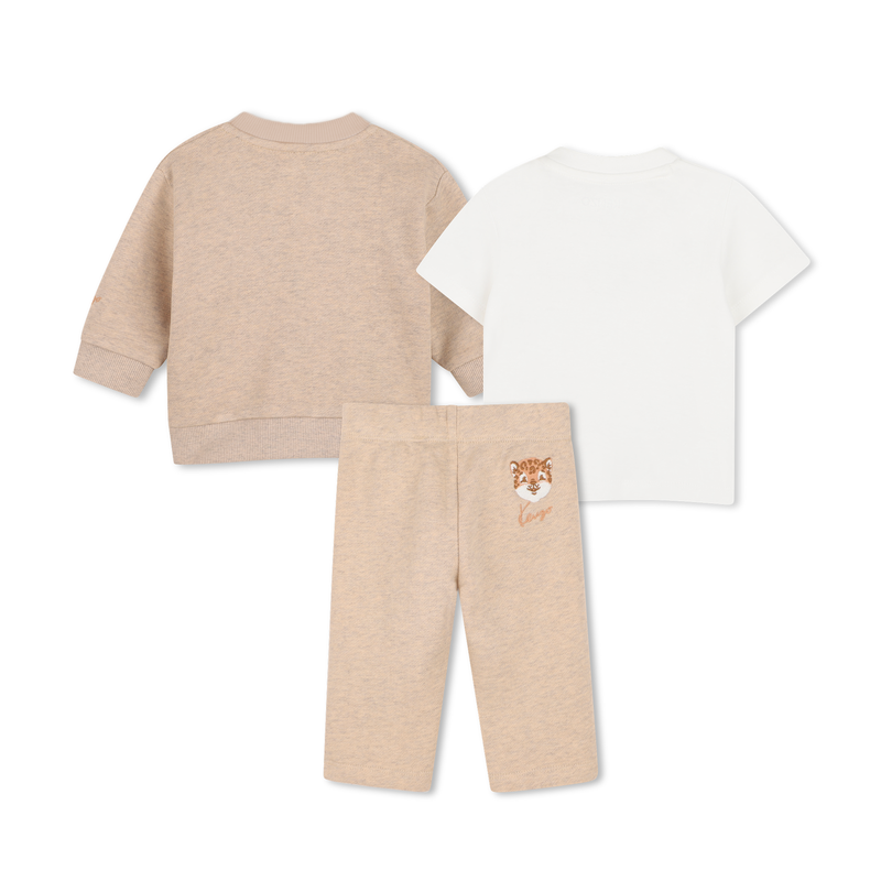 Pants, cardigan, and t-shirt set KENZO KIDS 
                        BOY