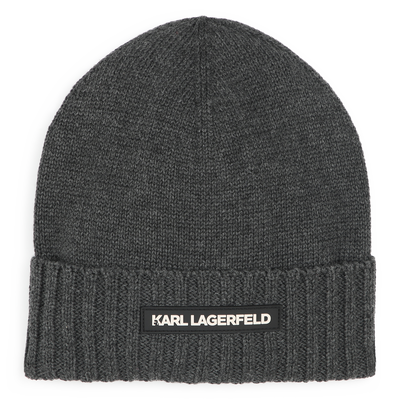 Knitted hat KARL LAGERFELD KIDS BOY