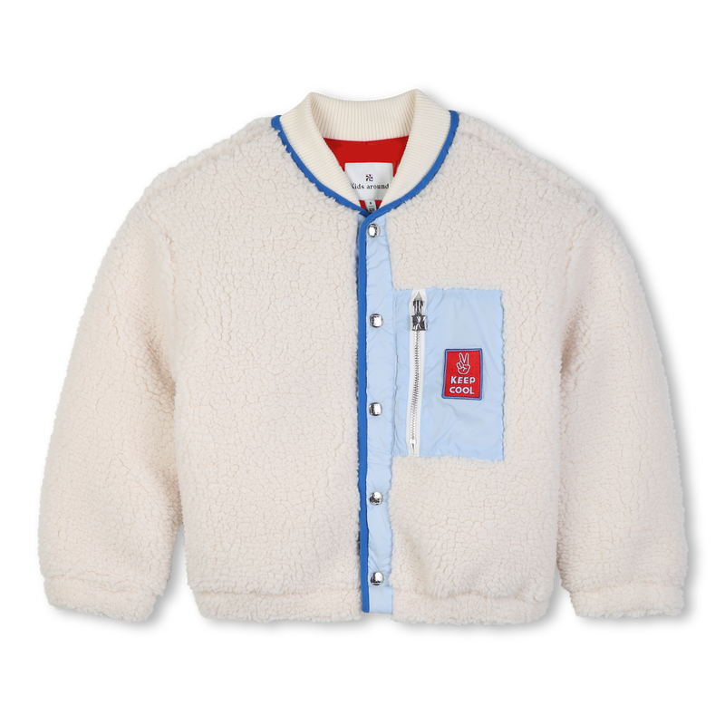 Fleece jacket KIDS AROUND 
                        BOY
