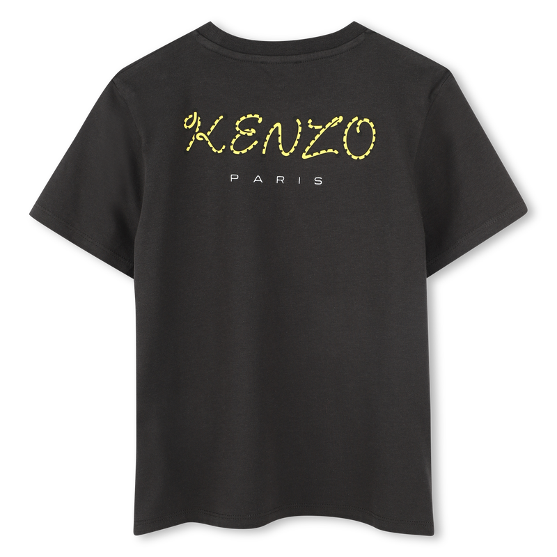 Cotton T-shirt with badge KENZO KIDS 
                        UNISEX