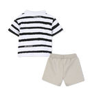 Polo and shorts set KARL LAGERFELD KIDS 
                    BOY