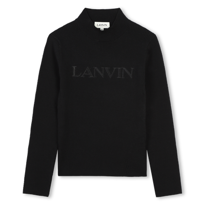 Plain long-sleeved jumper LANVIN GIRL