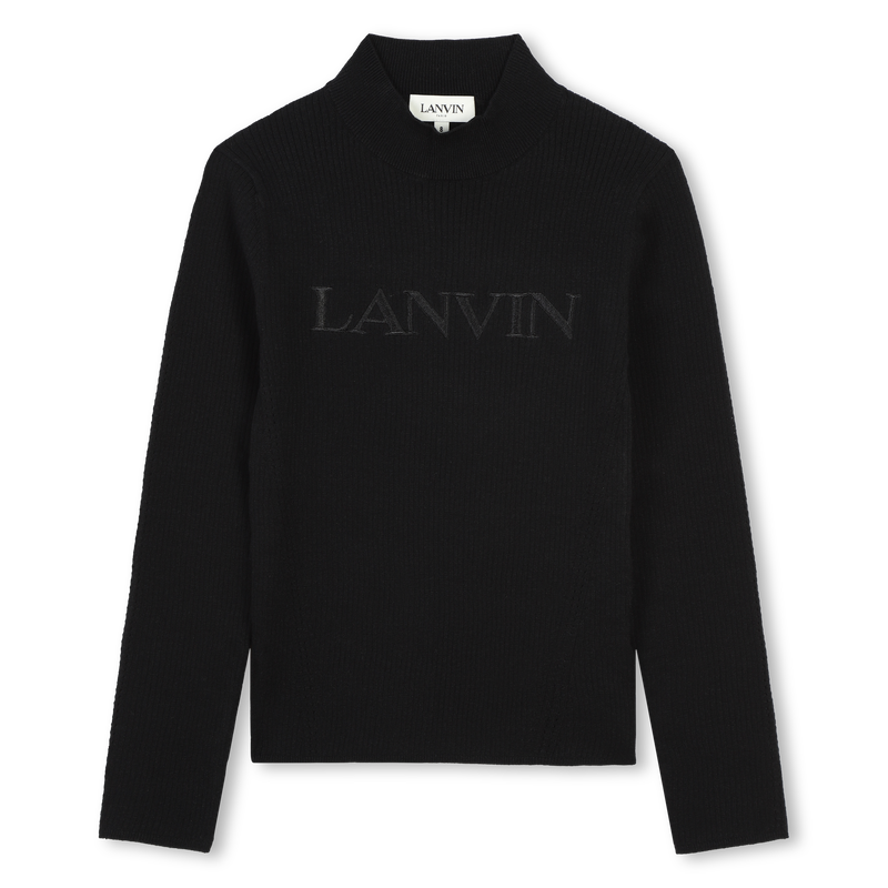 Plain long-sleeved jumper LANVIN 
                        GIRL