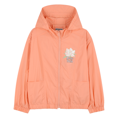 Hooded windbreaker KENZO KIDS GIRL