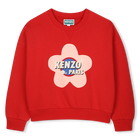 Unbrushed fleece sweatshirt KENZO KIDS 
                    GIRL