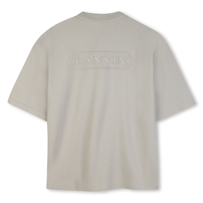 POLO SHIRT WITH EMBROIDERY LANVIN BOY
