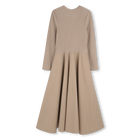 Bi-material long dress DKNY 
                    GIRL