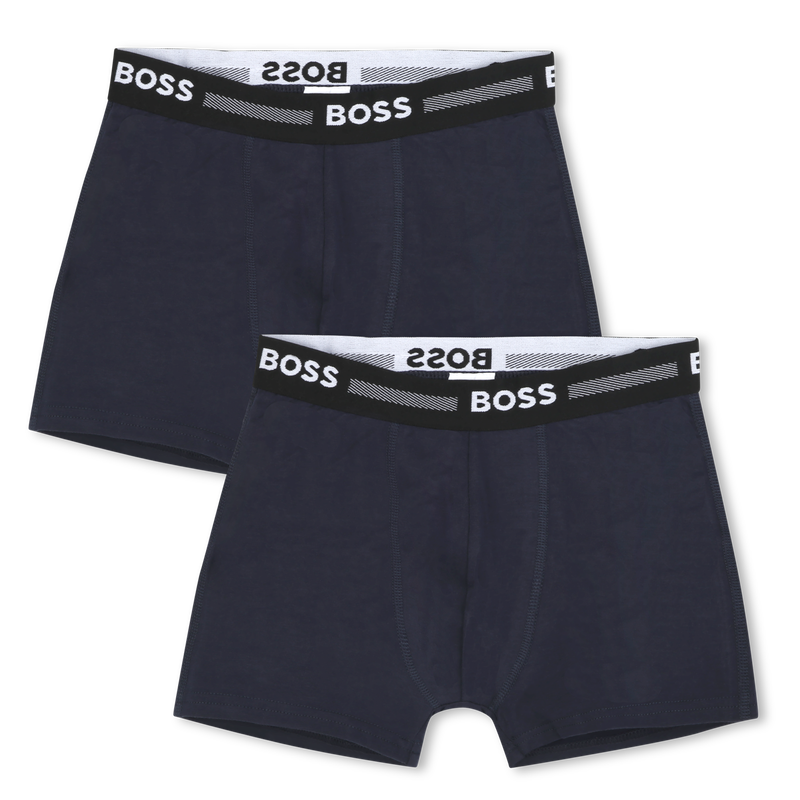 Set of 2 cotton boxer shorts BOSS 
                        BOY