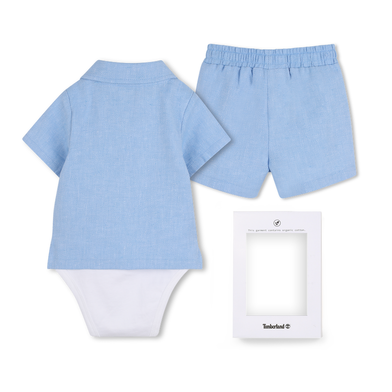 SHIRT AND SHORTS SET TIMBERLAND 
                        BOY