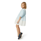 Two-colour flared dress KENZO KIDS 
                    GIRL
