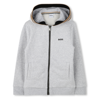 Hooded Zip-Up Cardigan BOSS BOY