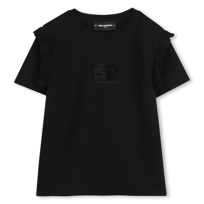 Short sleeve t-shirt KARL LAGERFELD KIDS GIRL