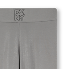 Silver sequined jersey leggings DKNY 
                    GIRL