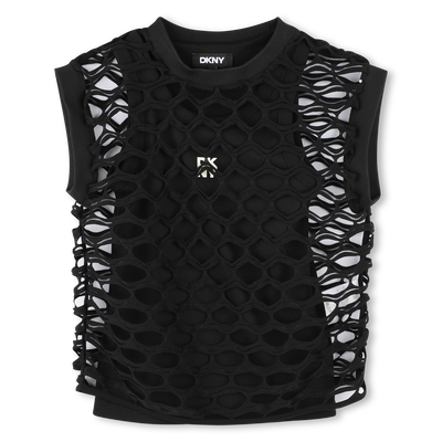 2-in-1 two-tone T-shirt DKNY GIRL