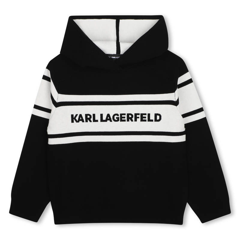 Hooded sweatshirt KARL LAGERFELD KIDS 
                        BOY