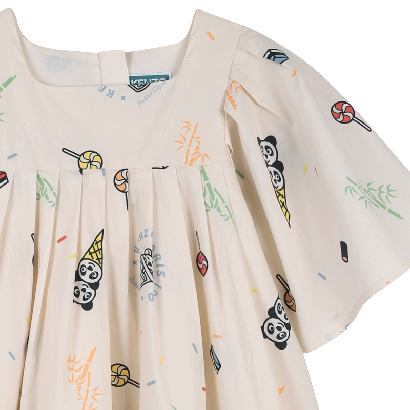 POPLIN DRESS KENZO KIDS 
                        GIRL