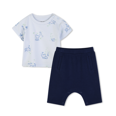 T-SHIRT AND TROUSERS SET KENZO KIDS BOY