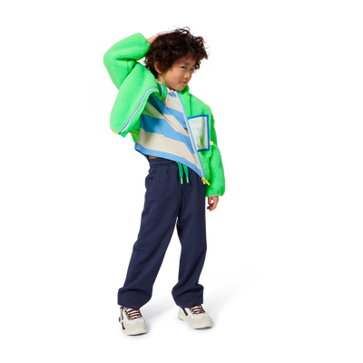 Striped long-sleeved polo shirt BILLIEBLUSH BOY