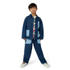 Embroidered jeans with pockets KENZO KIDS 
                    BOY