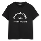 Short-sleeved T-shirt, BLACK, hi-res