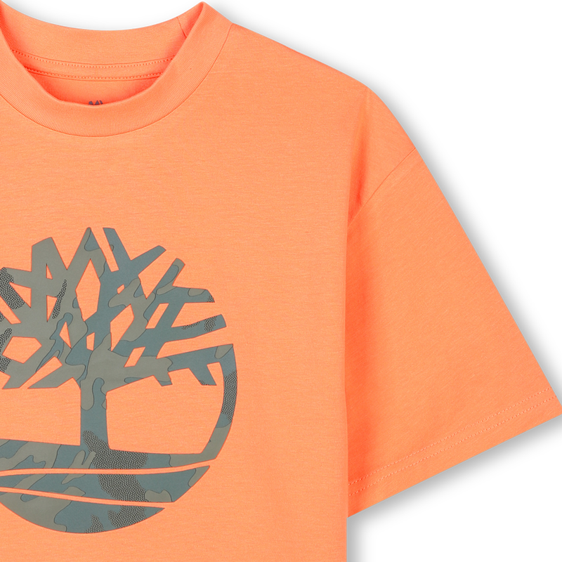 Raised logo print T-shirt TIMBERLAND 
                        BOY