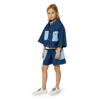 Embroidered denim jacket KENZO KIDS 
                    GIRL