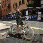Long-sleeved polyester dress MICHAEL KORS 
                    GIRL